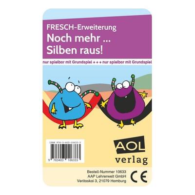 FRESCH-Erweiterung: Noch mehr... Silben raus!, Game von Corinne Zimmermann, Scolix in der AAP Lehrerwelt GmbH, 978-3-403-10633-3
