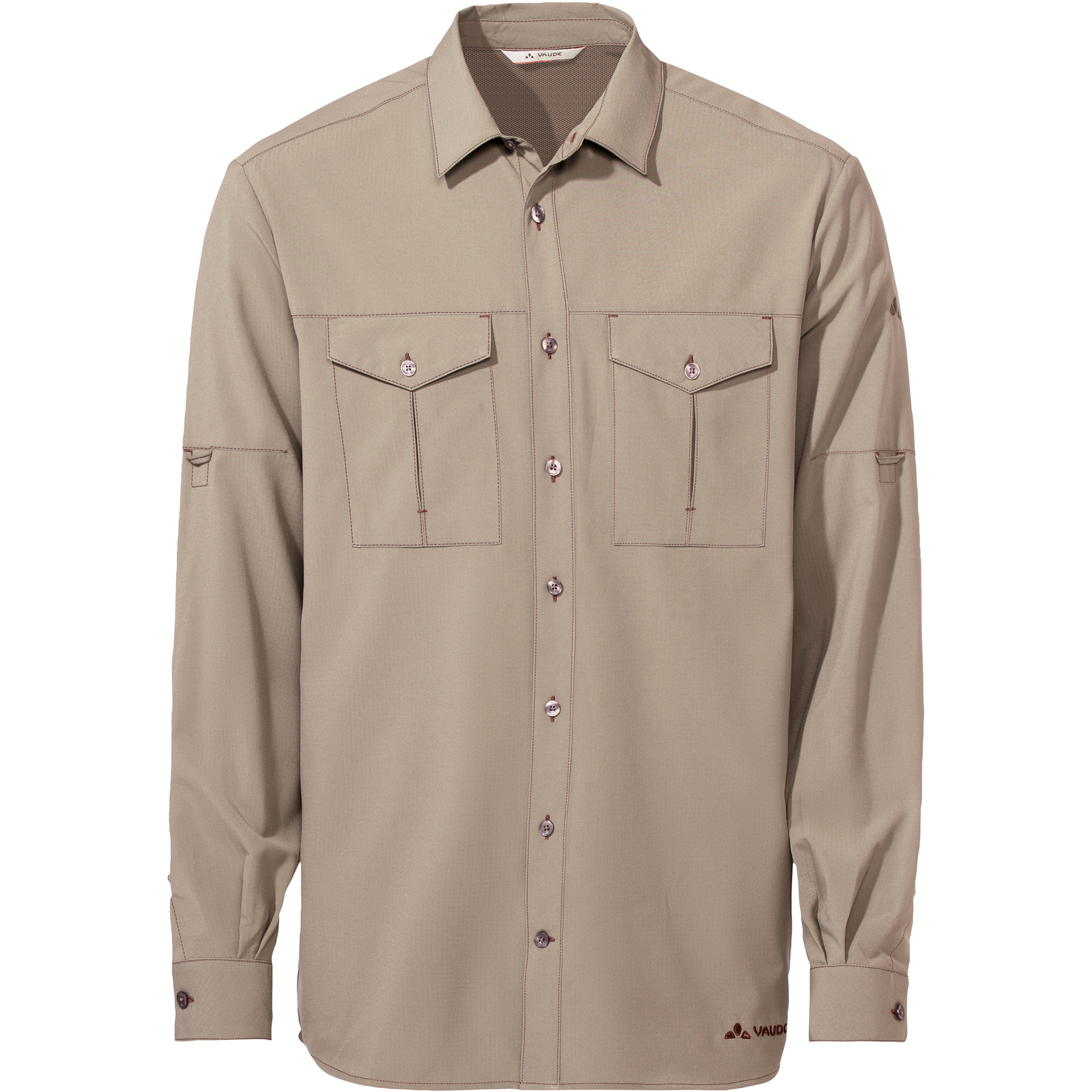 Vaude Rosemoor II Herren Hemden beige Größe L Camping Widerstandsfähig
