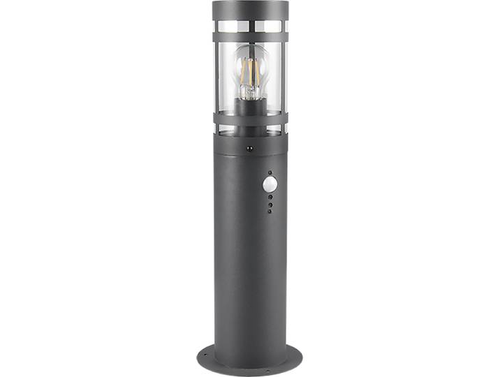 LED Tuinverlichting - Staande Buitenlamp - Trion Paulo - E27 Fitting - Bewegingssensor - Rond - Antraciet - Metaal