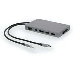 LMP 20416 (USB-C, 12 Ports), Dockingstation + USB Hub, Grau
