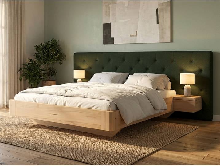 Bett „Clarissa“ Kernbuche 80 x 220 cm Massivholz Buche