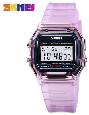 Uplift Essentials Retro Square Digital Sports Watch purple