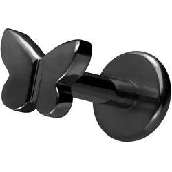 Titan Labret mit Innengewinde SCHMETTERLING