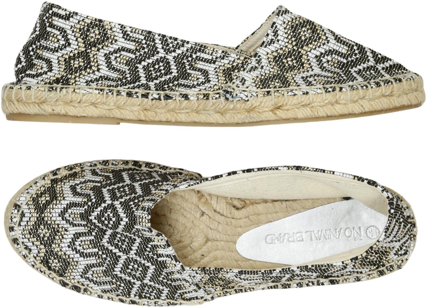 The No Animal Brand Damen Halbschuh, Mehrfarbig, Gr. EU 38, kein / Etikett - Second Hand