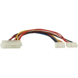 INLINE Stromadapter intern, 20pol ATX-NT zu P8/P9 AT-Mainboard, 0,2m
