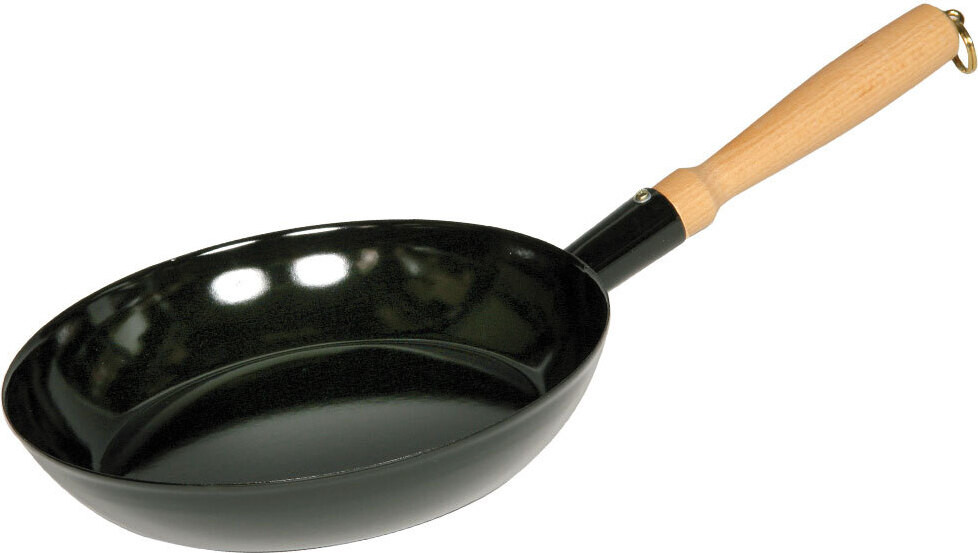 Riess Koekenpan zwart geëmailleerd 30 cm