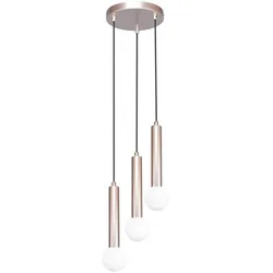 Italux PND-33574-3-CF Pendelleuchte Filano | 5W G9 | braun | opal