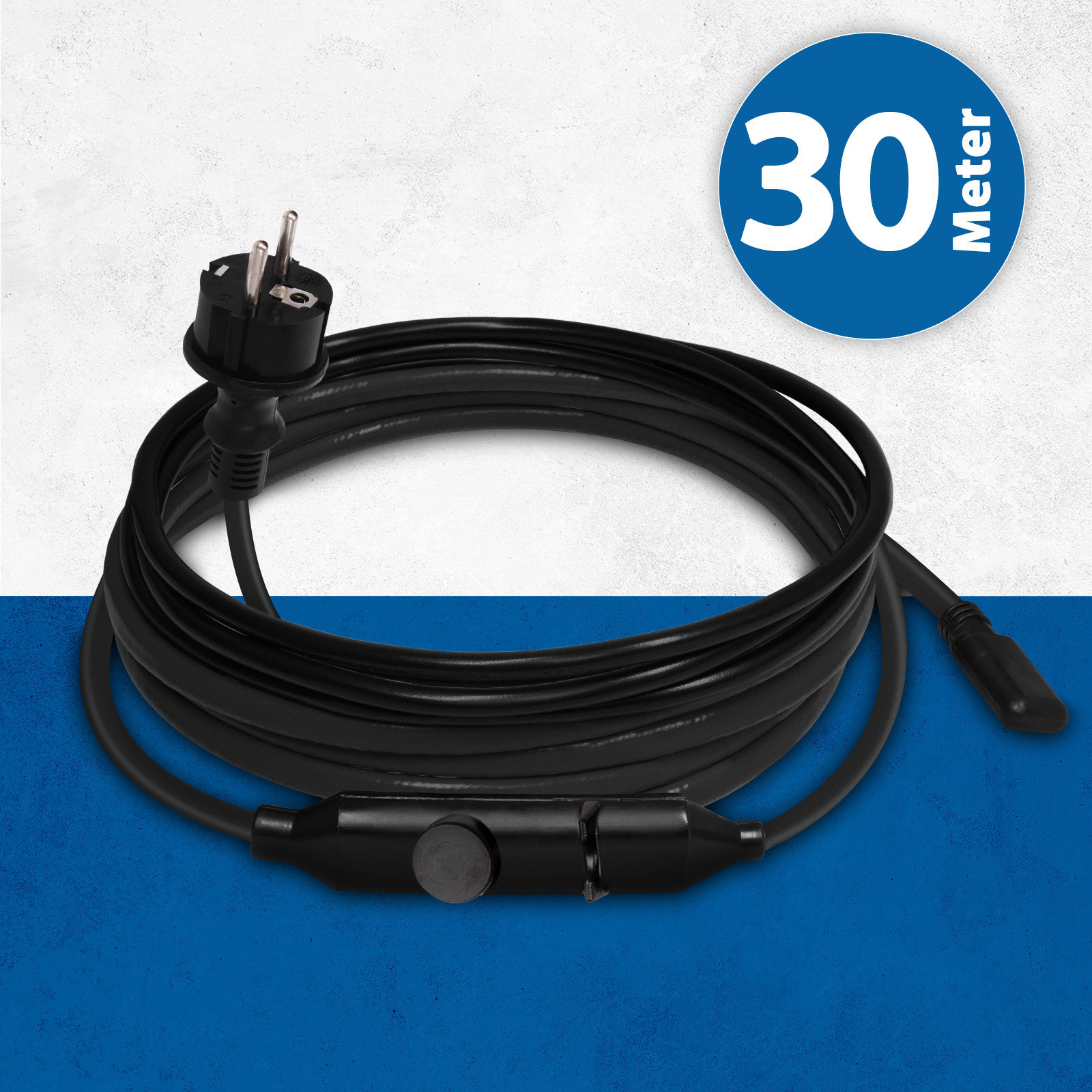 Mi-Heat zelfregulerende vorstbeveiligingskabel, 15W/m, 30,0 meter