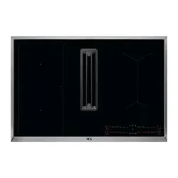 CCE84543XB Professional Line Kochfeld mit integriertem Dunstabzug 80cm Induktion Edelstahlrahmen