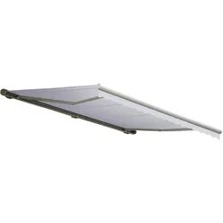 Elektrische Kassetten-Markise T124, Vollkassette Volant 5x3m ~ Acryl Creme