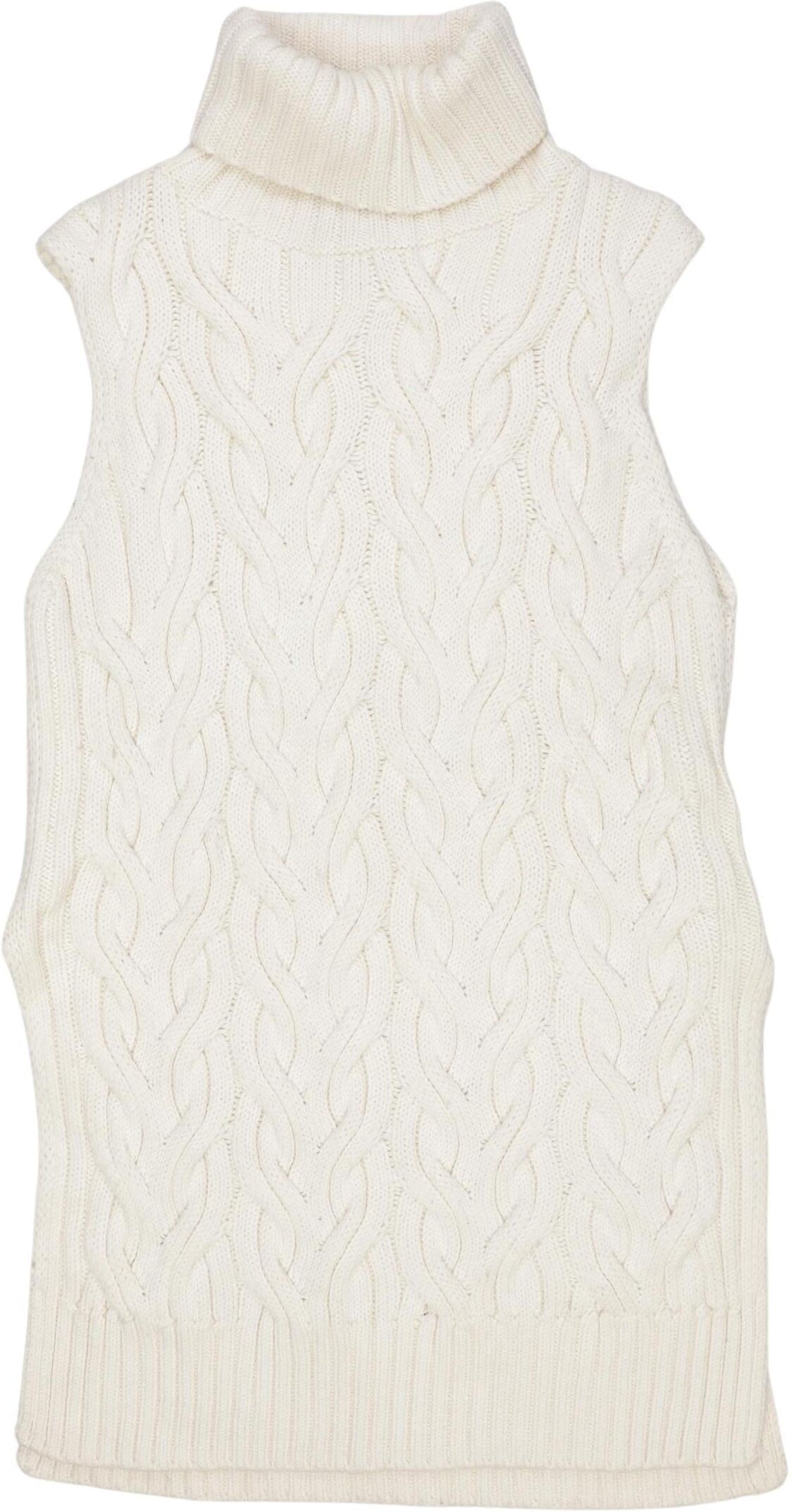 COS Damen Pullover, Cremeweiß, Gr. S, Wolle - Second Hand