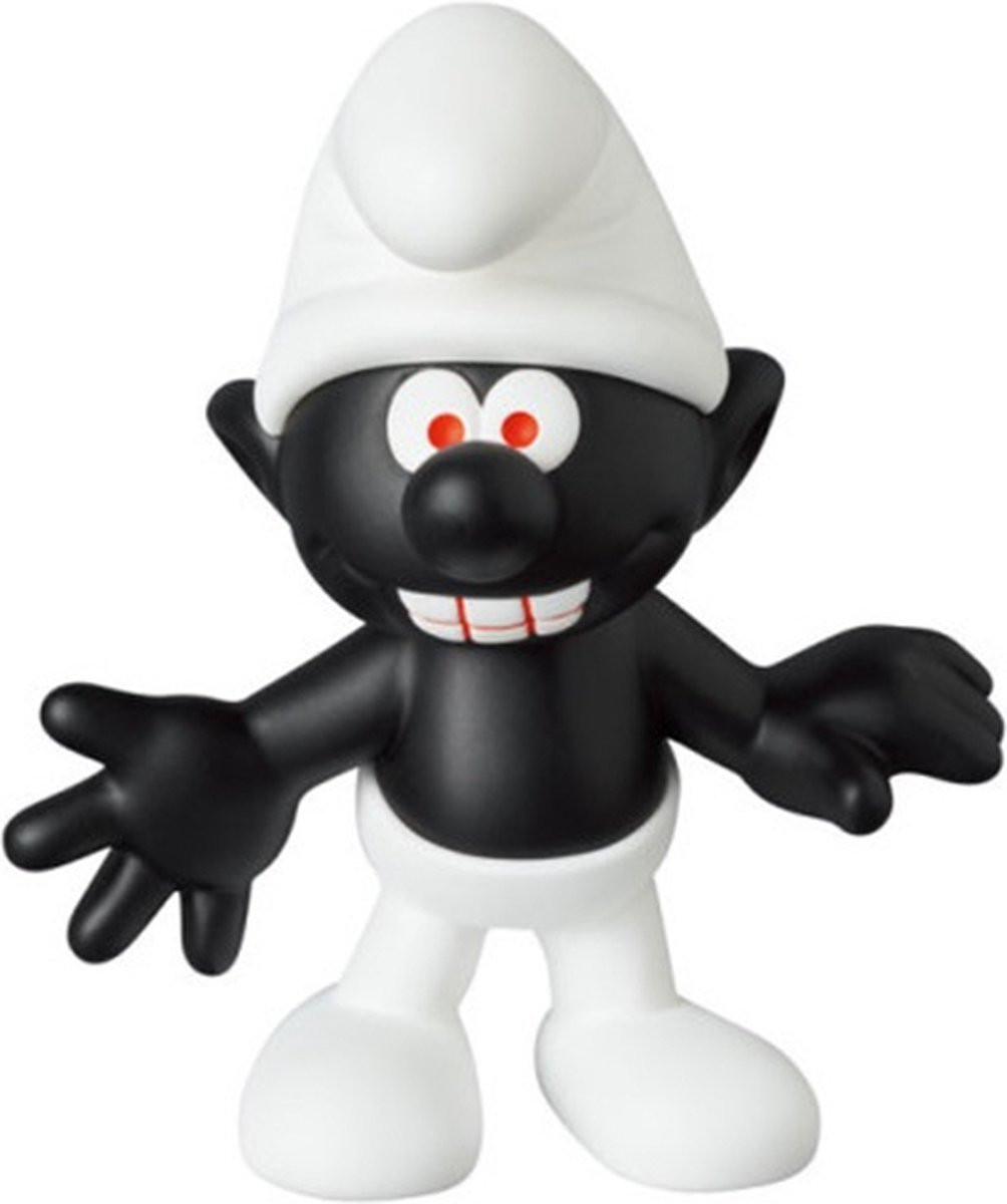 Medicom Smurfen Boze Smurf verzamelobject met rode tanden - 8 cm