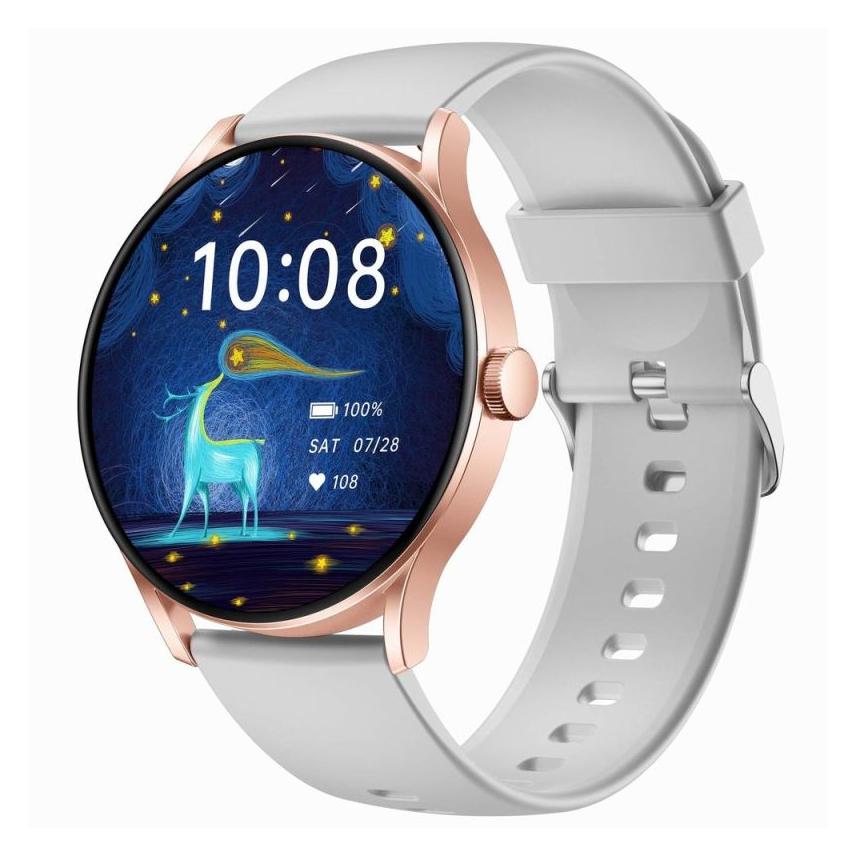 Gravity Smartwatch Smartwatch Szary Różowy GT2-3 PRO (45 mm, ohne SIM) (GT2-3 PRO)