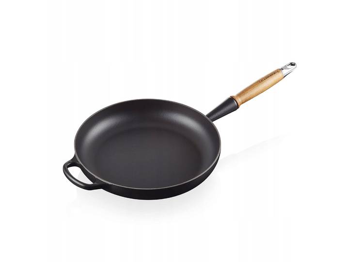 Le Creuset Koekenpan Signature - Mat Zwart - Ø 28 cm - Geëmailleerde Anti-aanbaklaag - Geschikt voor Inductie - Vaatwasserbestendig - Levenslange Garantie