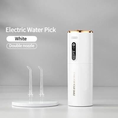 Inspire Select Portable Intelligent Water Flosser USB Rechargeable Waterproof Oral Irrigator For Personalized Dental Cleaning white