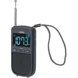 Camry Interactive solution Portable mini radio CR 1905 Alarm function Black (AM, FM), Radio, Schwarz