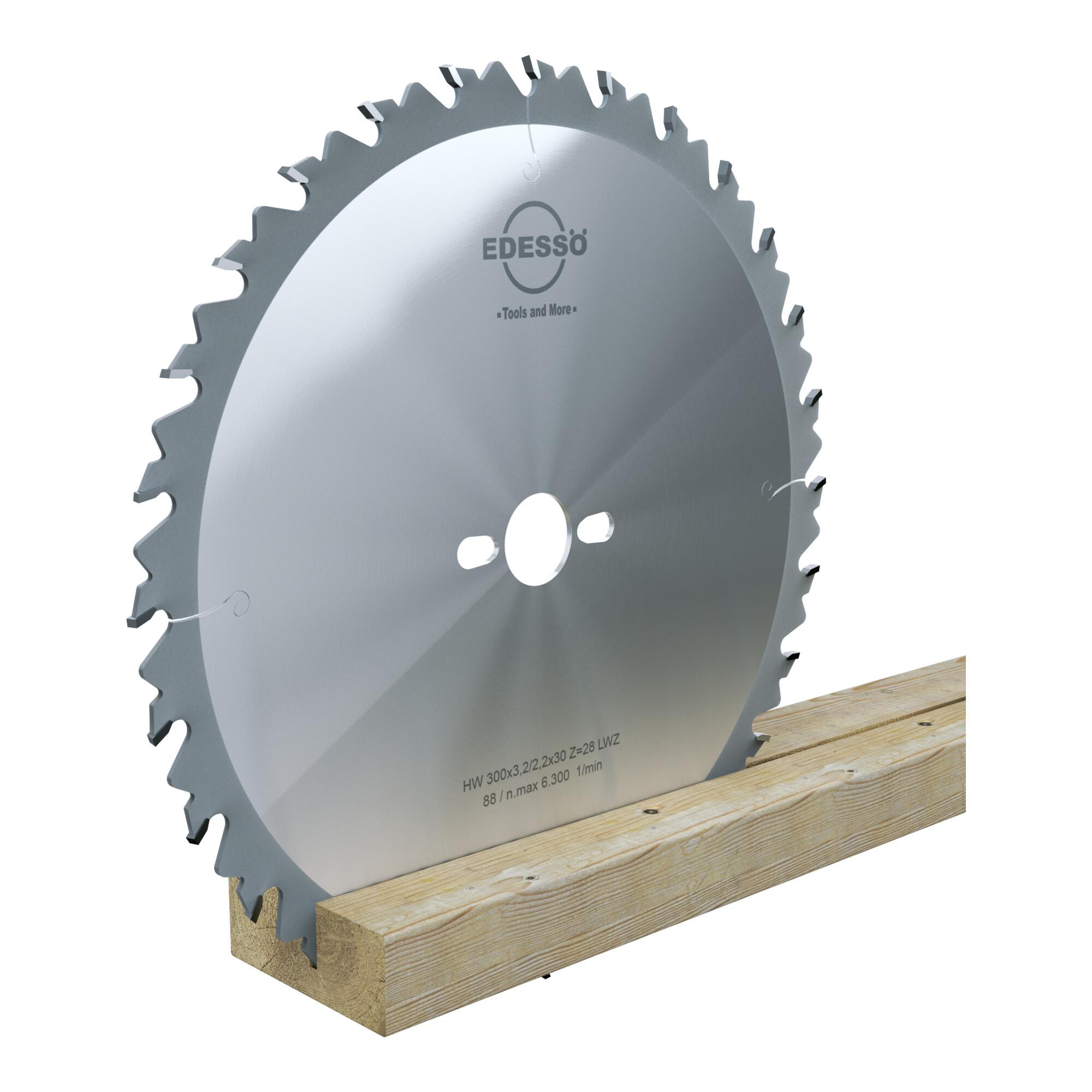 EDESSÖ Bausäge - HW Kreissägeblatt für den harten Einsatz, HW 350x3,5/2,5x30 Z=32 LWZ (50035030)