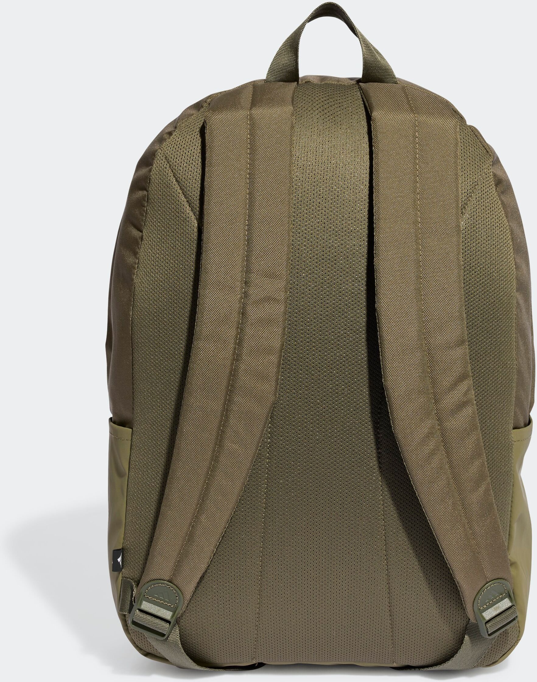 Rucksack ADIDAS PERFORMANCE "CLASSIC BACK TO SCHOOL 3-STREIFEN", grün (olive strata, schwarz), Rucksäcke, Obermaterial: 100% Polyester, Rucksack olive strata, schwarz Einheitsgröße