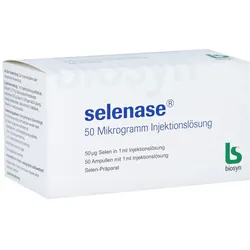 Selenase 50 Mikrogramm Injektionslösung 50X1 ml