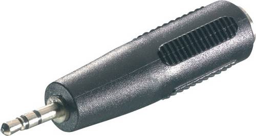 SpeaKa Professional SP-7870260 Klinke Audio Adapter [1x Klinkenstecker 2.5mm - 1x Klinkenbuchse 3.5 mm] Schwarz