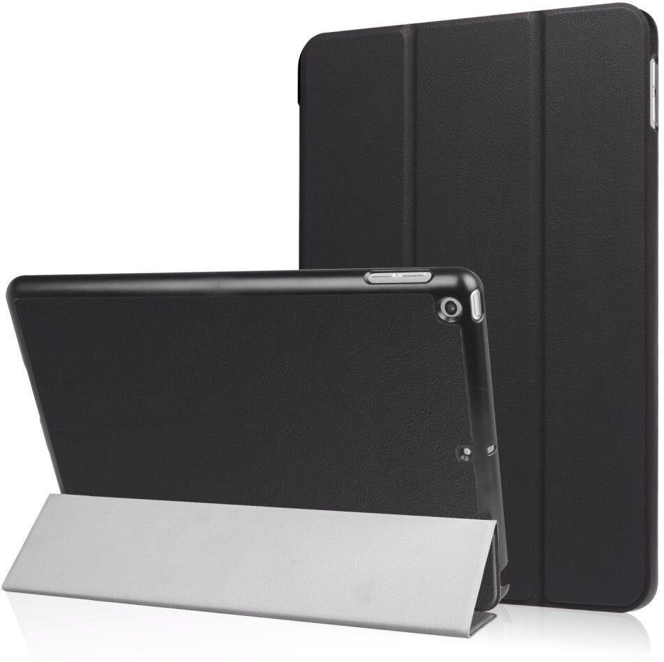 TABLETCOVERS.DK iPad (2018) / iPad (2017) Tri-Fold Læder Etui Sort
