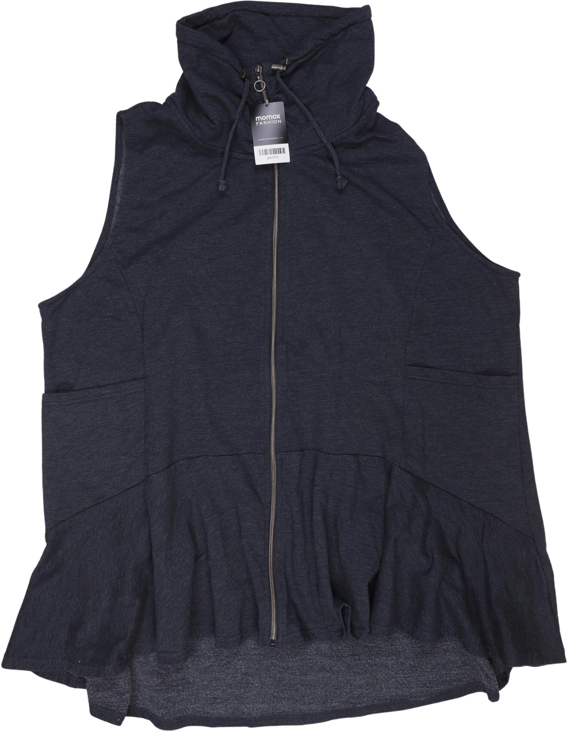 Ulla Popken Damen Weste, Marineblau, Gr. EU 54, Baumwolle - Second Hand