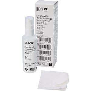 Epson Bildschirmreiniger B12B819291, Set 2-teilig, mit 15 x 18 cm Mikrofasertuch und Spray ohne Alkohol 100 ml
