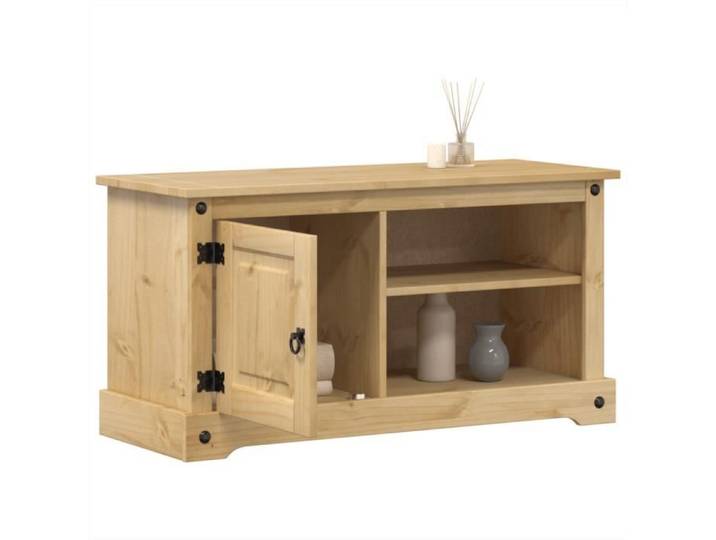 Meuble TV - VIDAXL - Corona - Bois massif - 100x37x52 cm