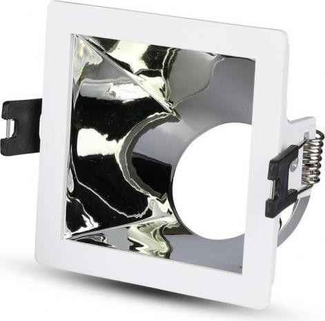 V-TAC VT-875 Bevestigingsmateriaal voor LED-spots, vierkant, wit/chroom