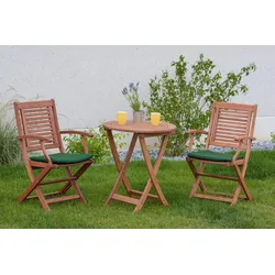 Gartentischgruppe Cordoba Holz/Grün