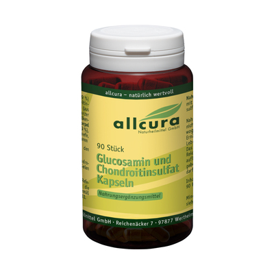 allcura Naturheilmittel GmbH GLUCOSAMIN UND Chondroitinsulfat Kapseln 61 g 17278001