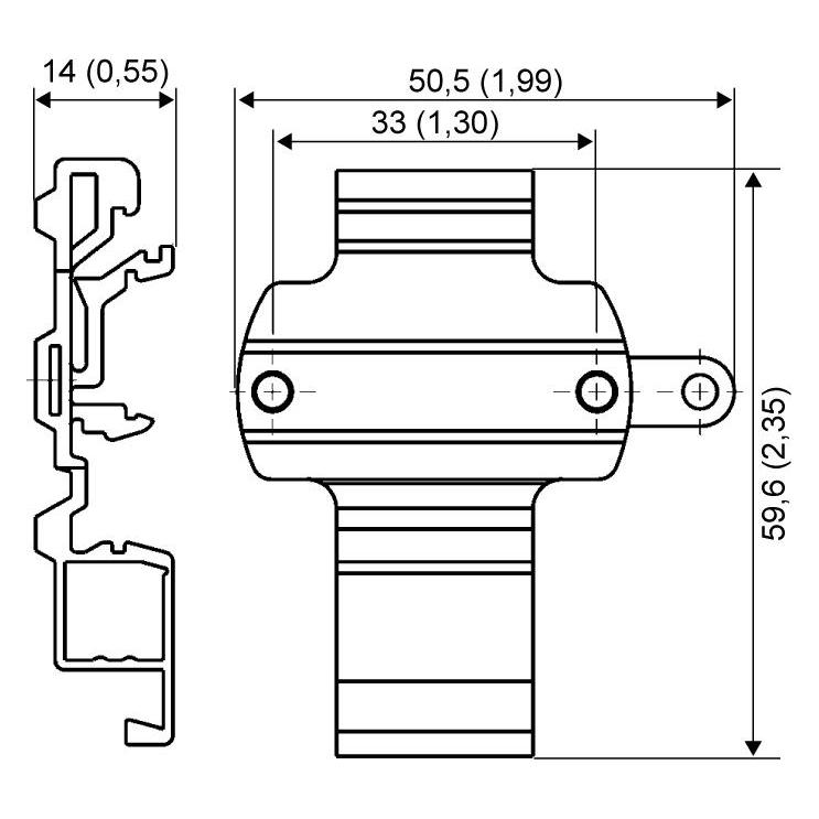 Siemens Hutschienenadapter (7NG30928KA)