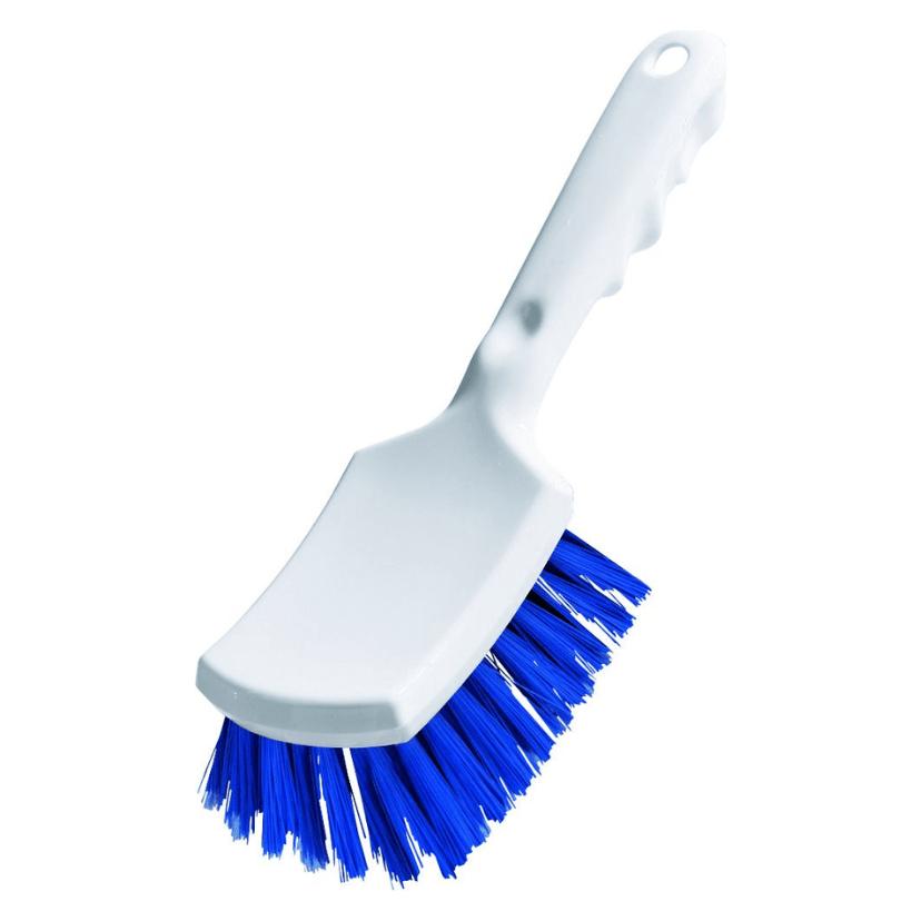 Haug Autowaschbürste Kurzer Griff Weiss Weiches Pvc (8825)