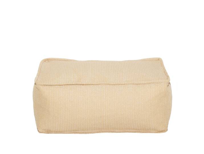 Coussin de sol extérieur en tissu effet raphia m