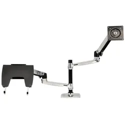 Ergotron LX Dual Tischhalterung Monitore und Notebookablage (45-248-026)