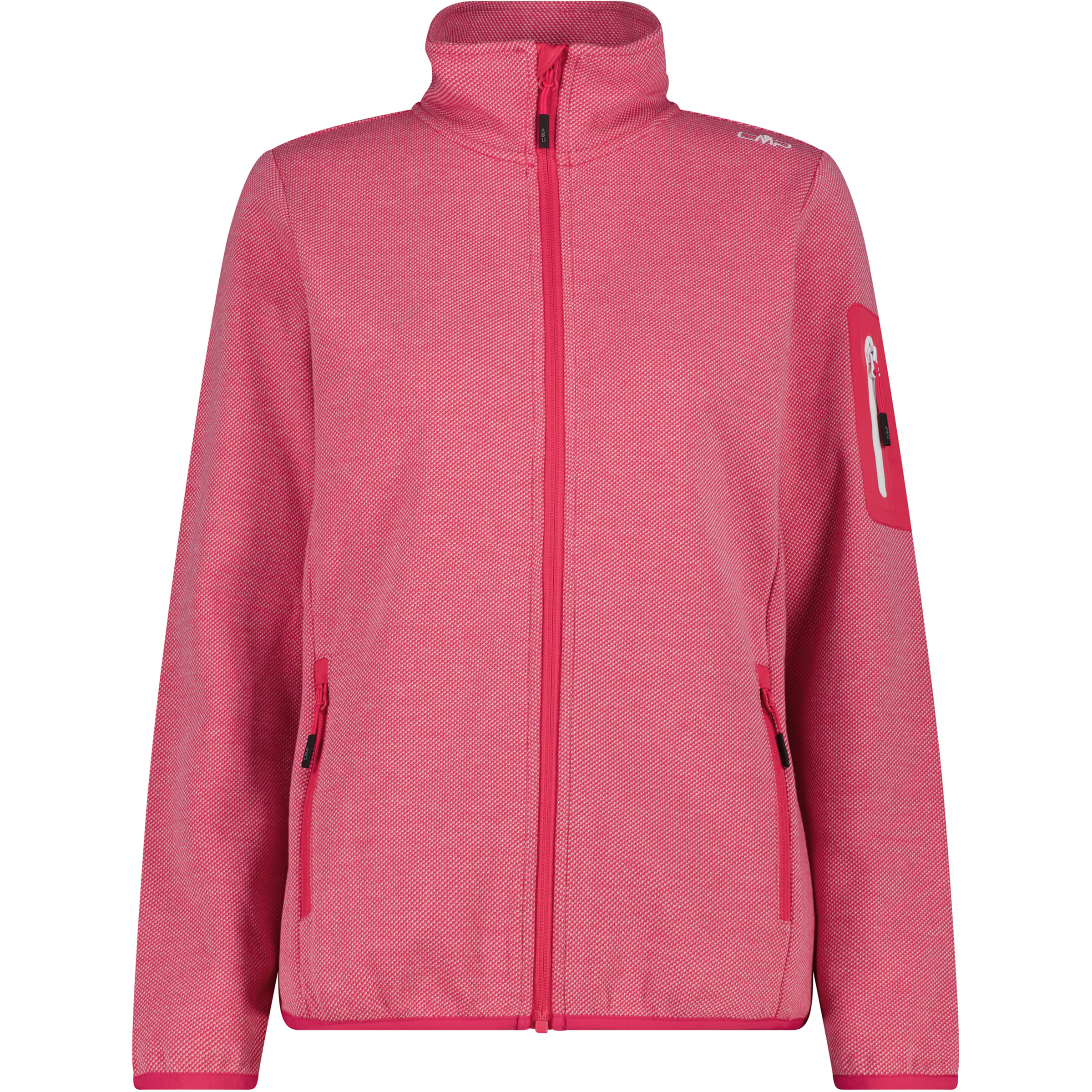 CMP Damen Fleecejacke pink Größe M Camping Atmungsaktiv