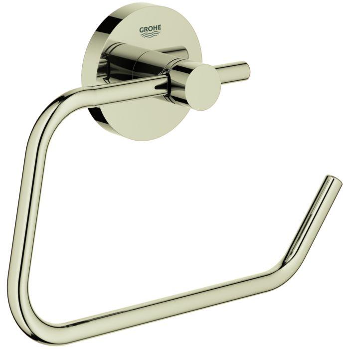 Grohe Essentials WC-Papierhalter 40689BE1 nickel, ohne Deckel, verdeckte Befestigung