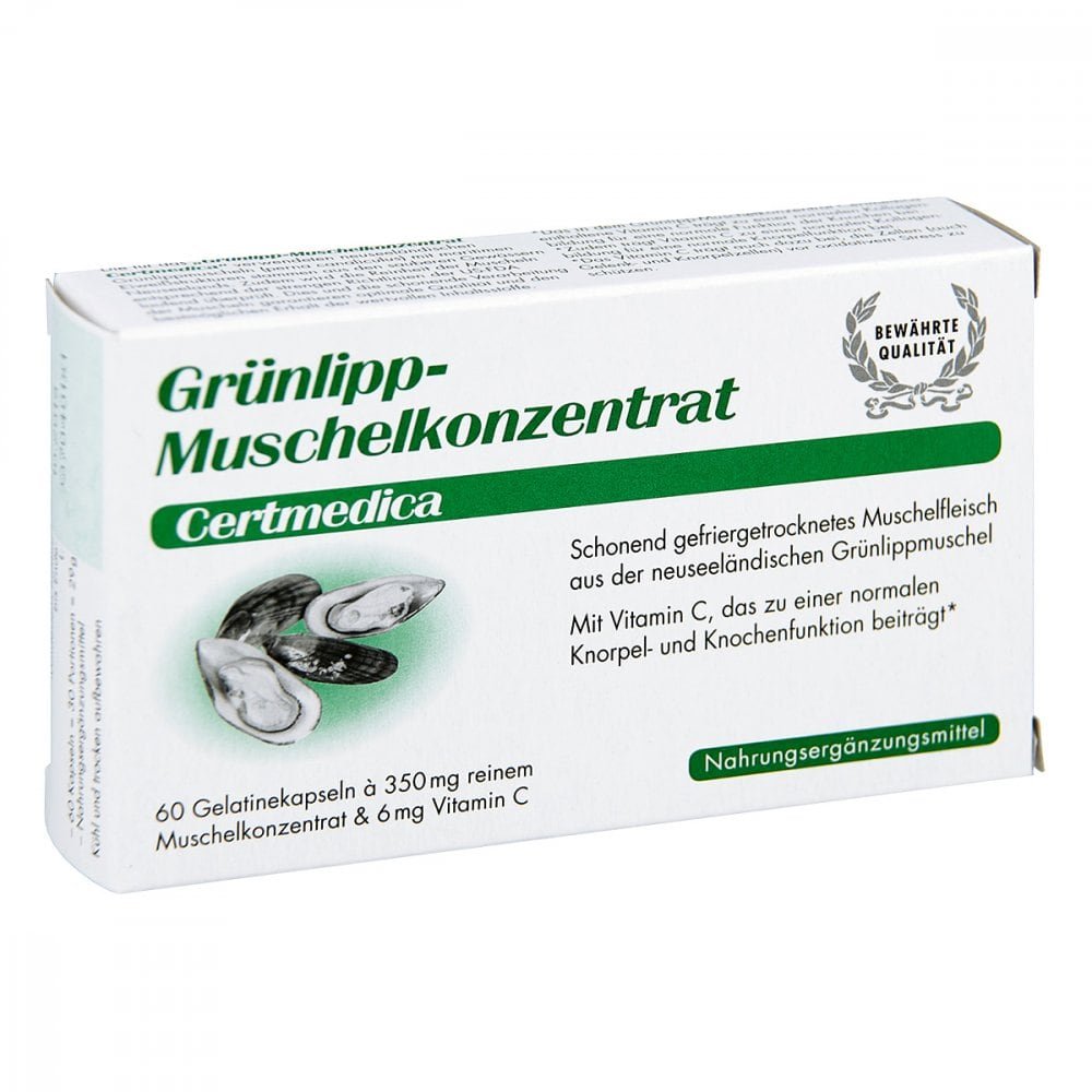 Certmedica International GmbH Grünlipp Muschel Konzentrat Kapseln 00260215