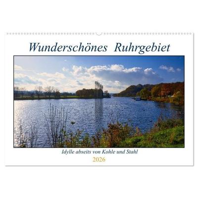 Wunderschönes Ruhrgebiet - Abseits von Kohle und Stahl (Wandkalender 2026 DIN A2 quer), CALVENDO Monatskalender
