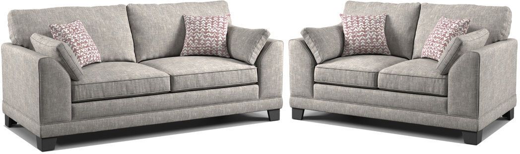 Latitude Run 2 Piece Standard Living Room Set Mist 2