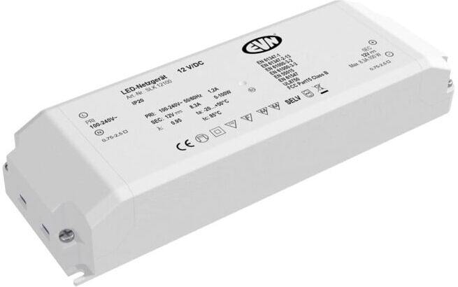 EVN Lichttechnik Alimentation 12V/DC-0,1-100W IP20 SLK12100 ; evn_lichttechnik (SLK12100)