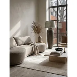 Teppich Kurzflor Creme 140x200 cm - DALAR   Kadima Design