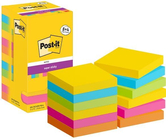 Notes POST-IT SS 76x76mm Carnival 12/fp
