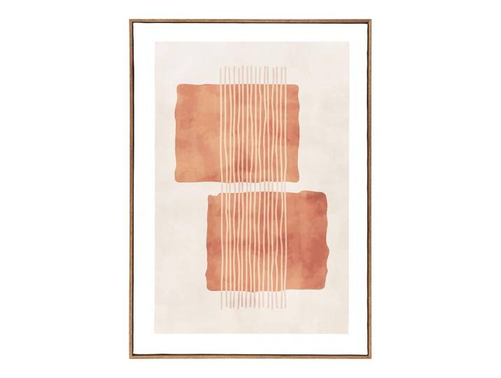 Minnab Impression Sur Toile Brun\, Beige.