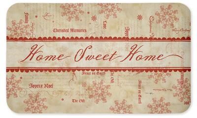 "Stupell Vintage Holiday Traditions Printed Anti-Fatigue Floor Mat, design by Tim Coffey, 30""x18"""