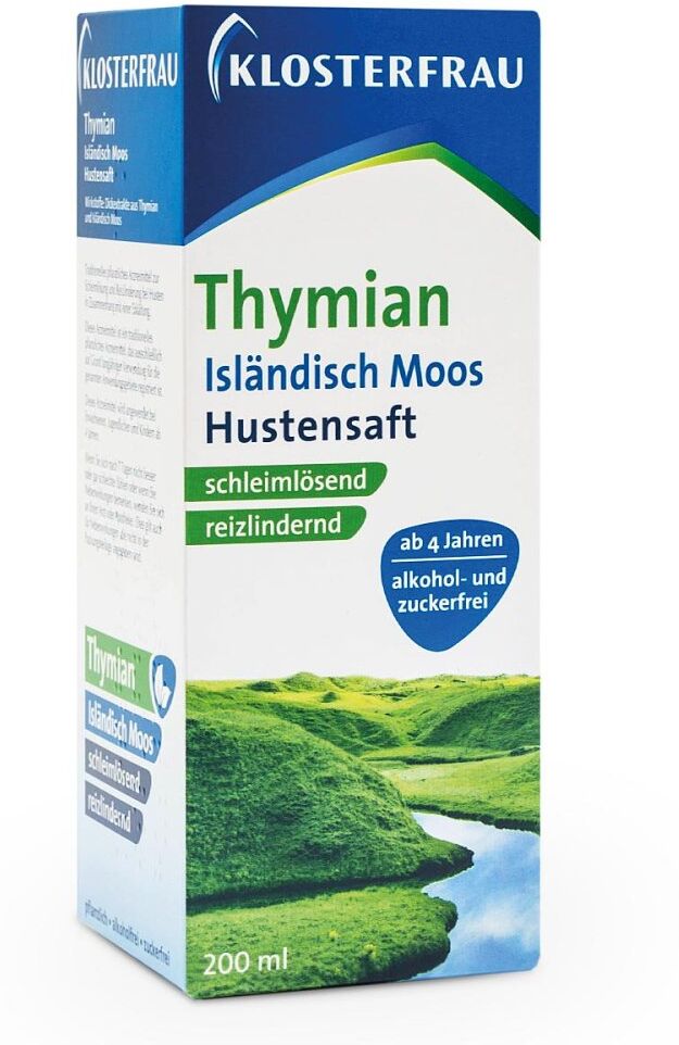 KLOSTERFRAU Thymian Isländisch Moos Hustensaft 200ml