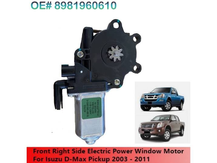 Moteur de lève-vitre électrique avant GAUCHE ISUZU DMAX HOLDEN RODEO 2003-2011 Moteur de lève-vitre D-MAX 8981960600 8981960590