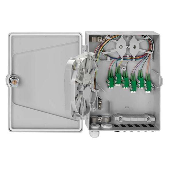 Rutenbeck APL 12xLC-D OS2 APC - Oberflächenmontage-Verteilerkasten (228100412)