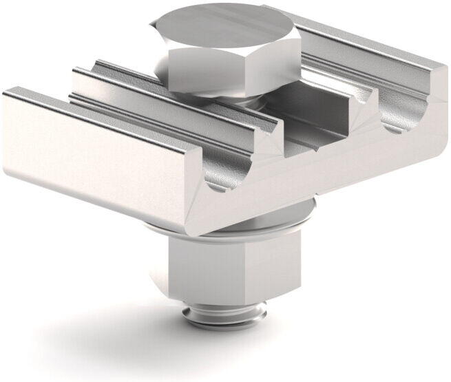 Schletter Solar pince parafoudre en aluminium prémontée pour Ø 8 mm (135003-000)