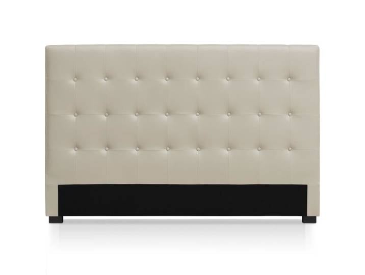 MENZZO Tête de lit Luxor 180cm Beige - Simili & P.U. L180 x P8 x H120 cm